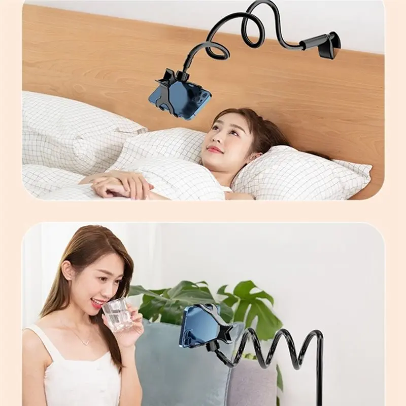 TA-다기능 범용 스탠드 핸즈프리 전자책 리더 스탠드 구조 길이 90cm 유연한 구즈넥 마운트 침대 및 소파 홀더
