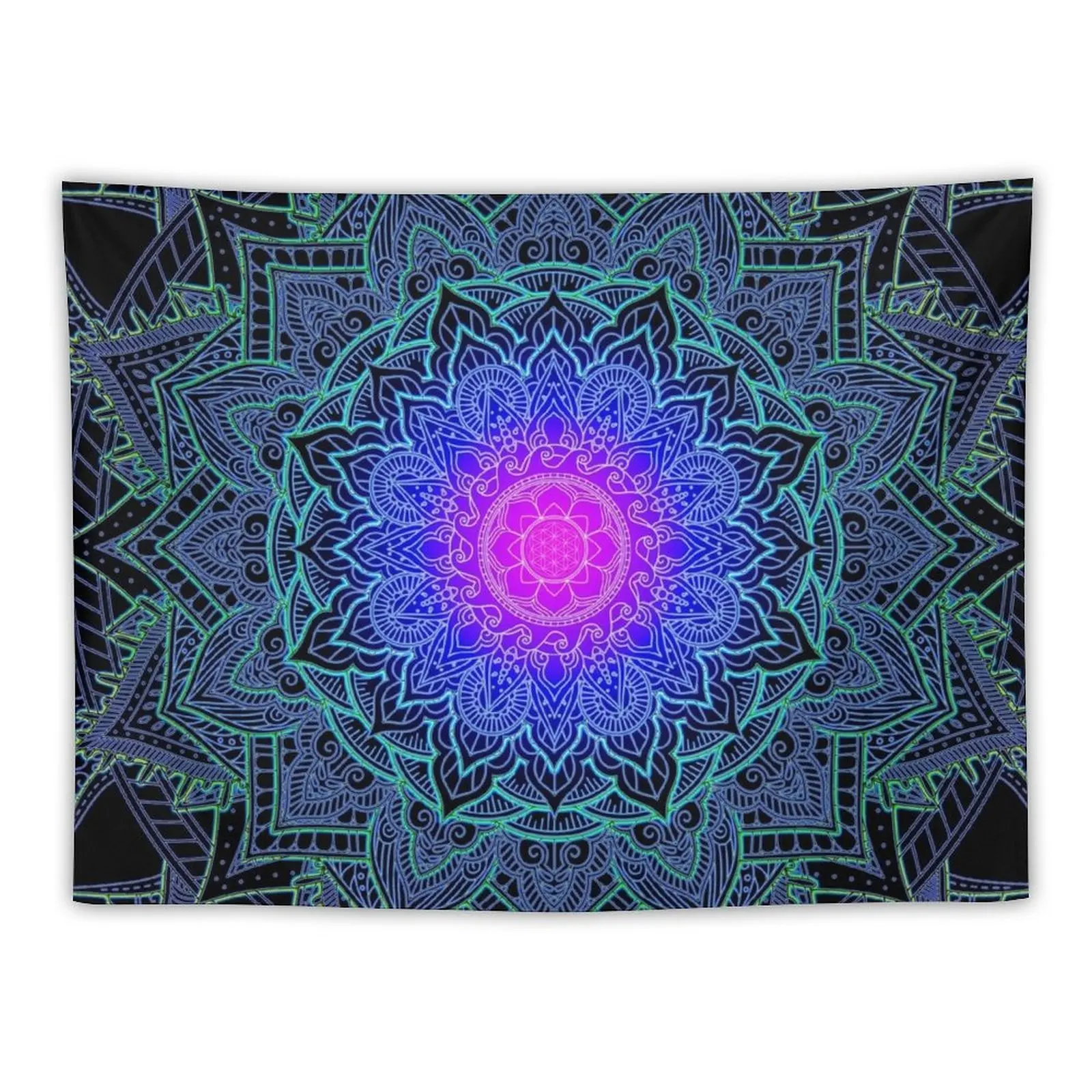 

Mandala Love Tapestry Home Decor Bedrooms Decorations