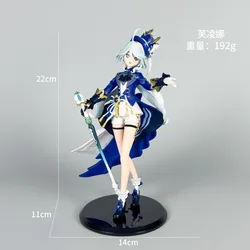 Furina Anime Girl Collectible Figure - Stylish Desktop Ornament and Game Fan Gift (A)