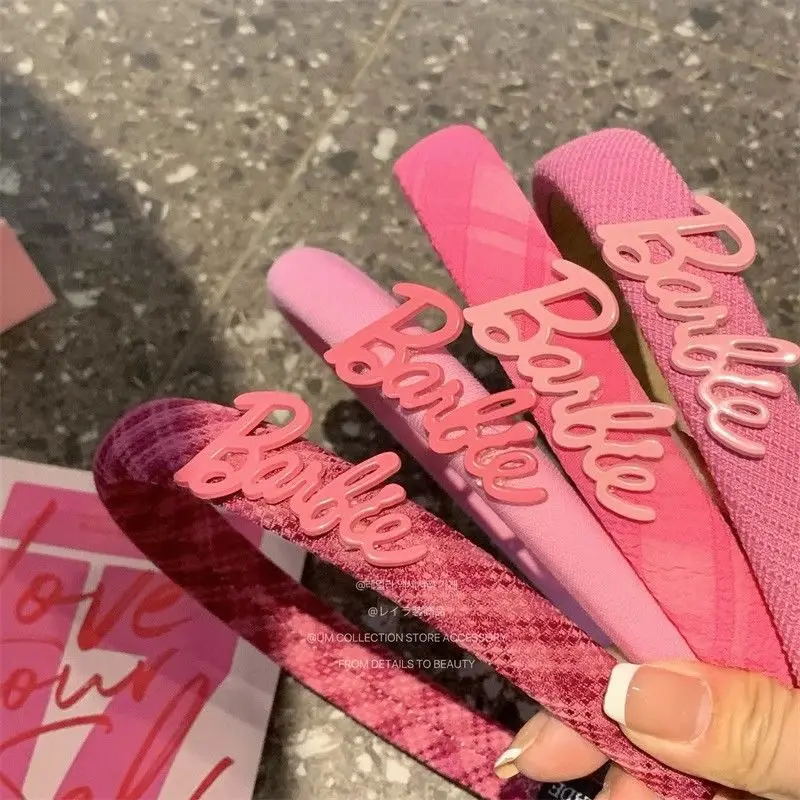 

New Anime Kawaii Barbie Sponge Hairband Sweet Girl Daily Collocation Fashion Temperament Pleasantly Hot Selling Item For Girls