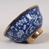 Jingdezhen Blue And White Gilded Ice Plum Patterned Small Bowl Retro Porcelain 4
