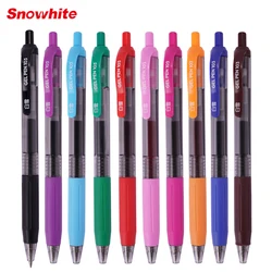 Vibrant Retractable Gel Pen Set - 10 Colorful Fine Point Pens for Office, School, and Creative Projects (10Pcs Set)