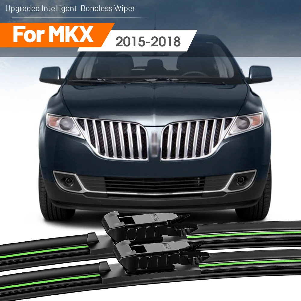 2pcsForLincolnMKX20152018FrontWindshieldWiperBlades20162017WindscreenWindow