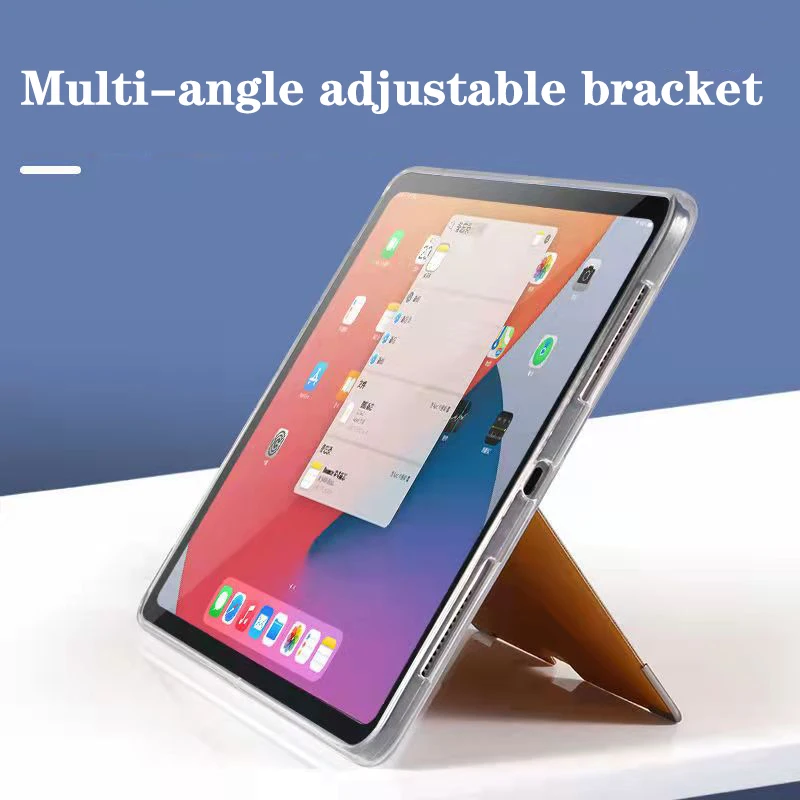Capa de Tablet Universal Ultra Fino Case Capa de Teclado de Pele da Tabuleta com Suporte Invisível para Ipad Mini Pro 12.9 Huawei - Imagem 6