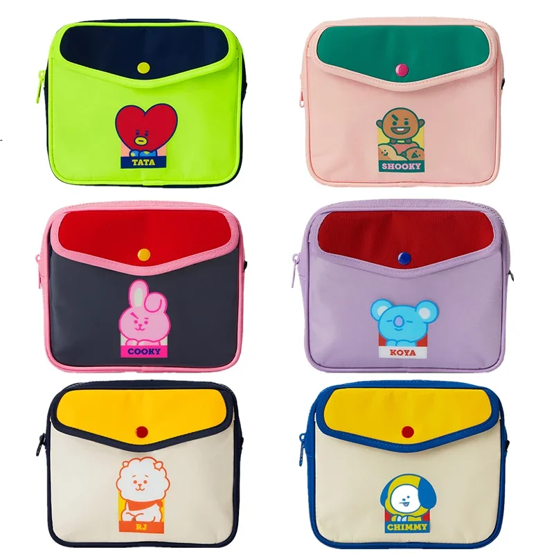 

Bt21 модный кошелек для монет в стиле аниме Kpop Tata Rj Koya Chimmy Kawaii Мультфильм портативная многофункциональная сумка для хранения сумка подарки игрушки