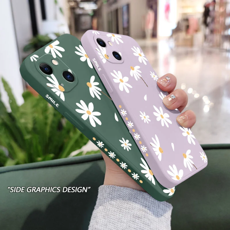 Elegant Plain Daisies Phone Case Cover
