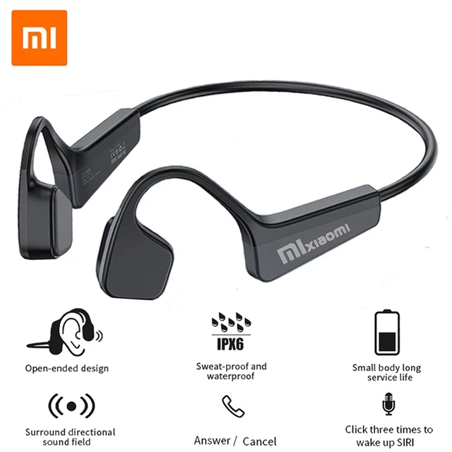 XIAOMI Mijia-auriculares inalámbricos B8 con Bluetooth 5,3, cascos  deportivos ligeros con micrófono, conducción ósea, impermeables - AliExpress