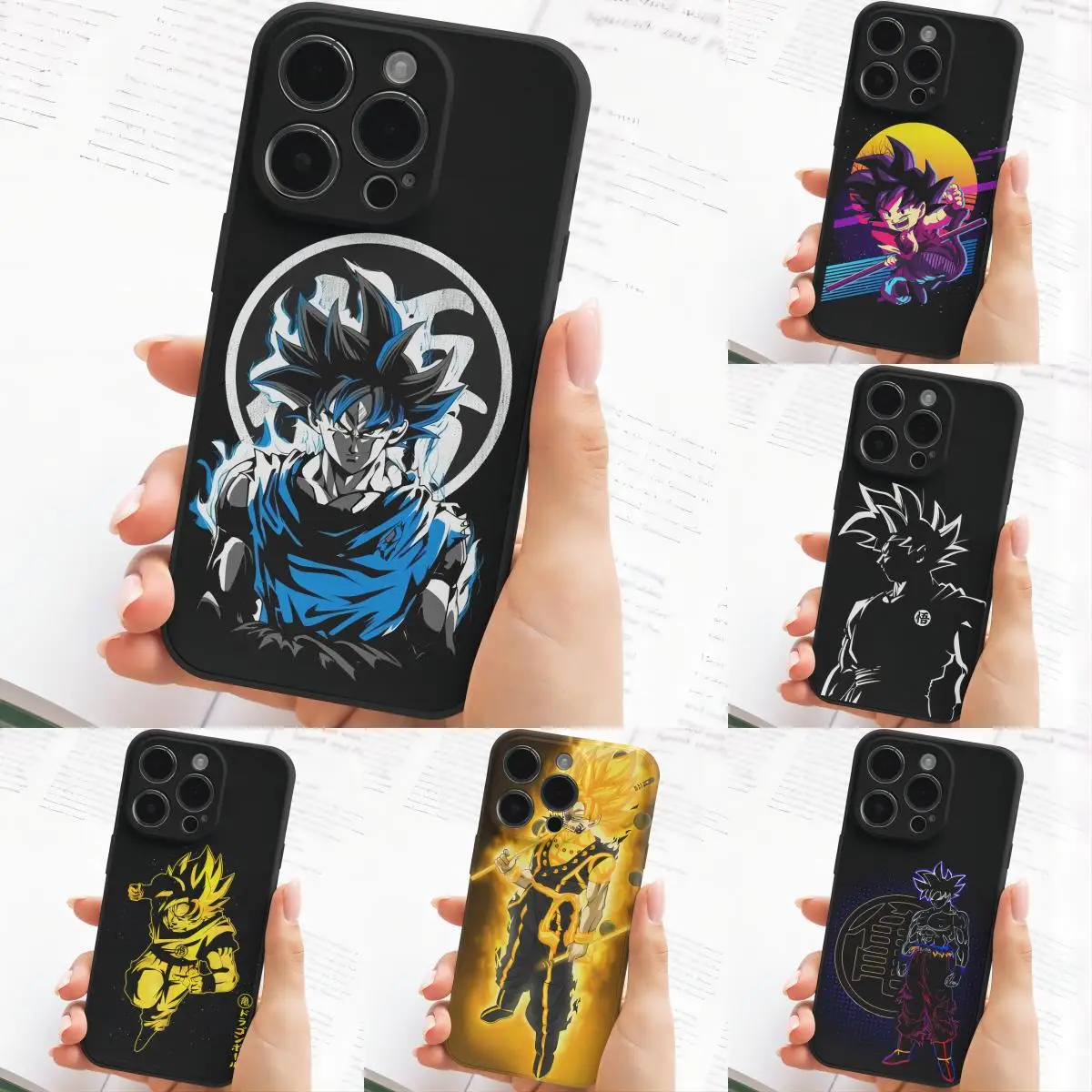 

Goku Dragon Ball Z Iphone 14 Pro Max Case Vegeta Black Matte Silicone Soft Shell 2022 Tpu Material Toys 13 12 11 Toys Shell 2022