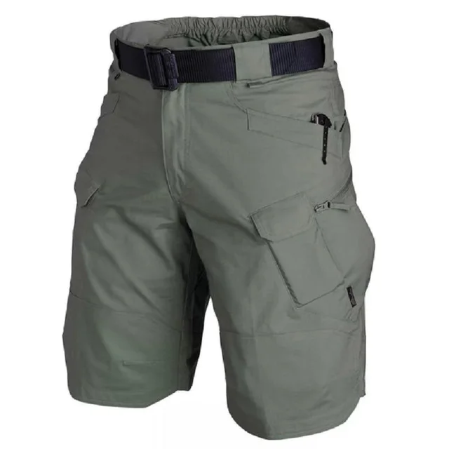 Men's Outdoor Tactical Multi Pocket Waterproof Cargo Shorts for Summer 5