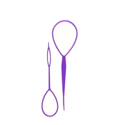 Versatile Hair Braiding and Styling Tool Kit (PURPLE - 2pcs)