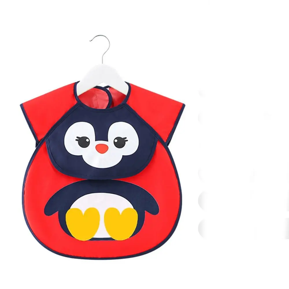 Saliva Towel Burp Apron Penguin Animal Pattern Anti-dirty Waterproof Baby Stuff Baby Coverall Baby Eating Artifact Baby Bib