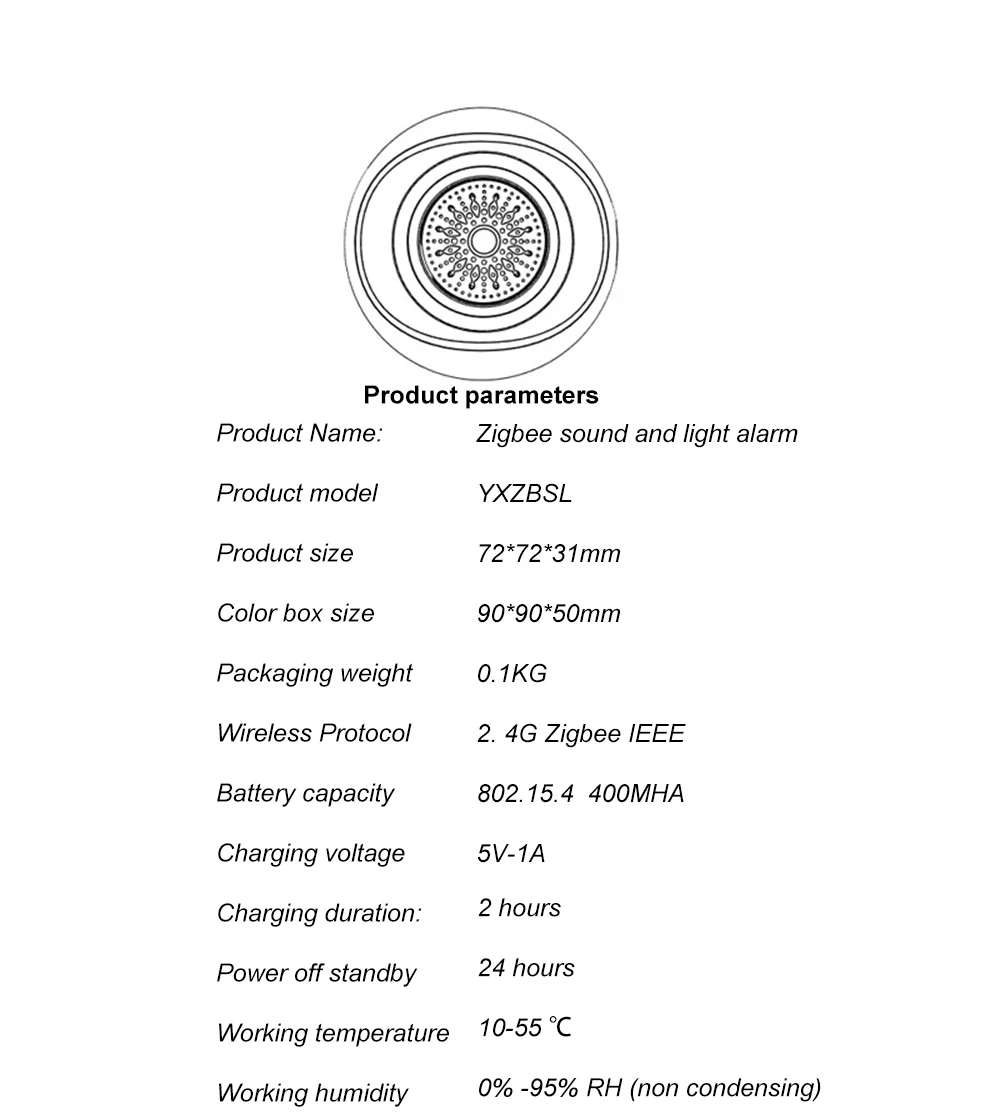 Tuya Zigbee 100DB Smart Sound