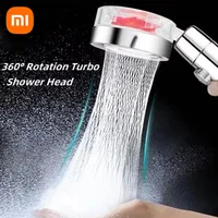Xiaomi 360° Rotation Turbo Shower Head Handheld High Pressure Water Saving Spray Showerhead Filters Bathroom Accessories 1