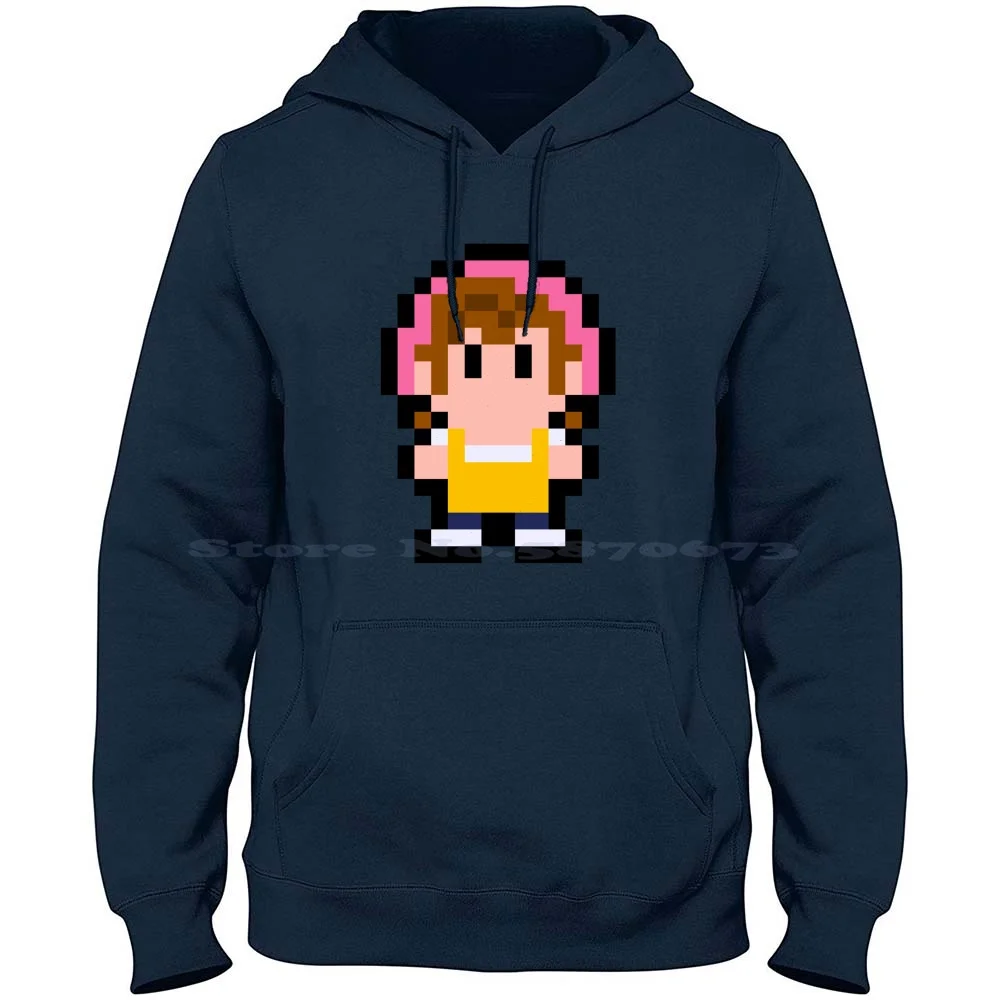 Pixel Cooking Mama 100% Cotone Felpa Con Cappuccio Cooking Mama Ds Gaming Sprite Pixel 8Bit