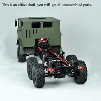 CROSRC Car 1/12 XC6-E Upgraded Ver 6*6 Military Truck Off Road KIT Motor Light Sound System RC Toys Gifts 2