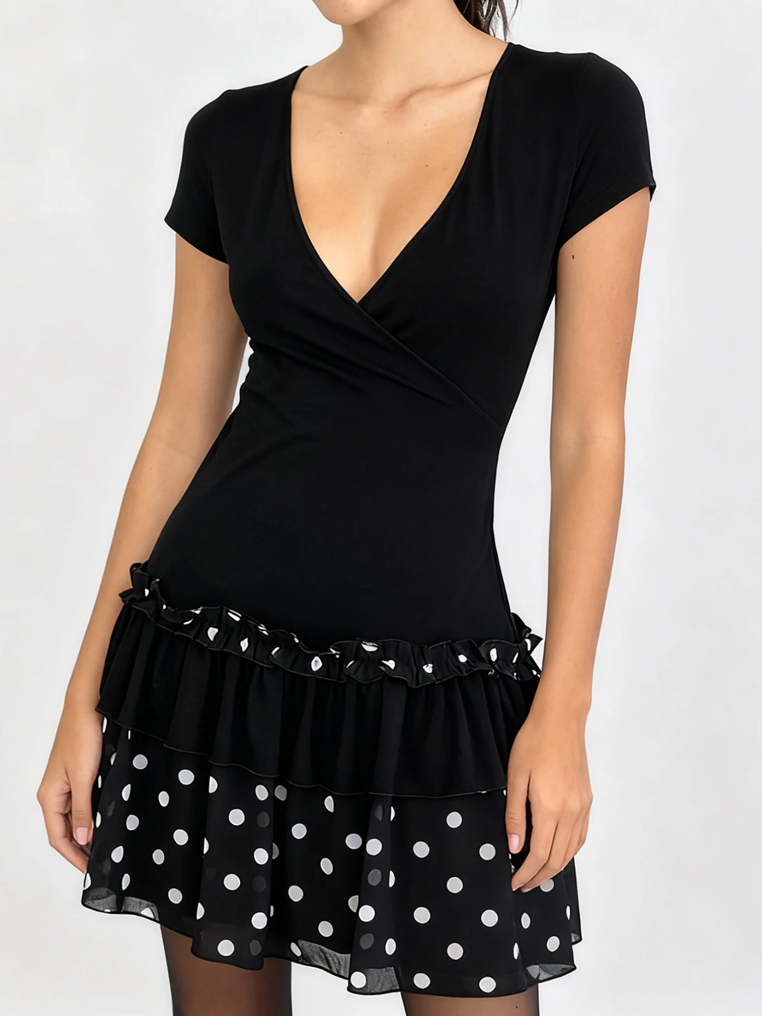 Floral Print Sleeveless Maxi Dress with Ruffle Hem and V-Neckline for Women Casual Summer Beach Party Wear