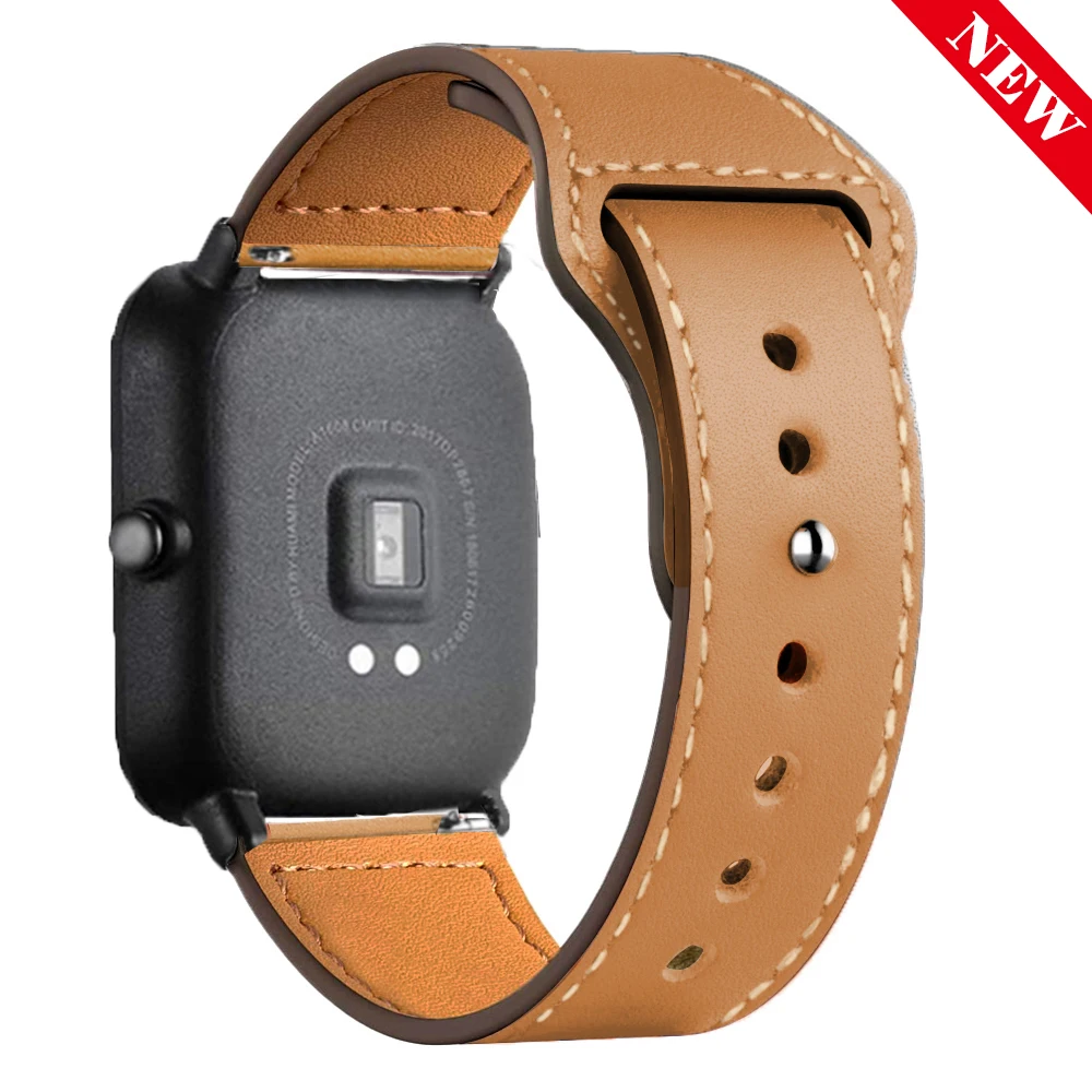 Premium Leather Watch Band - Elegant 20mm/22mm Strap Bracelet