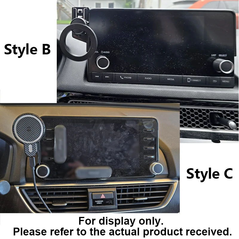 Sunsdrew Car Phone Holder For 2023-2025 2026 Honda CR-V Accessories,Adjustable GPS CR-V Phone Mount For 7/9-inch Screen,Hands-Free Ultra Stable CRV Air Vent Phone Stand - View #3