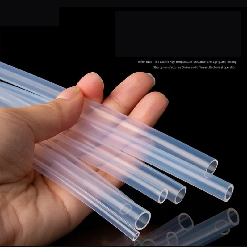 PTFE Tube 3D Printers Parts J-head Hotend Bowden Extruder ID 1mm 2mm 3mm 4mm 5mm 6mm 7mm 8mm Capricornus Hose White Clear ptfe tube