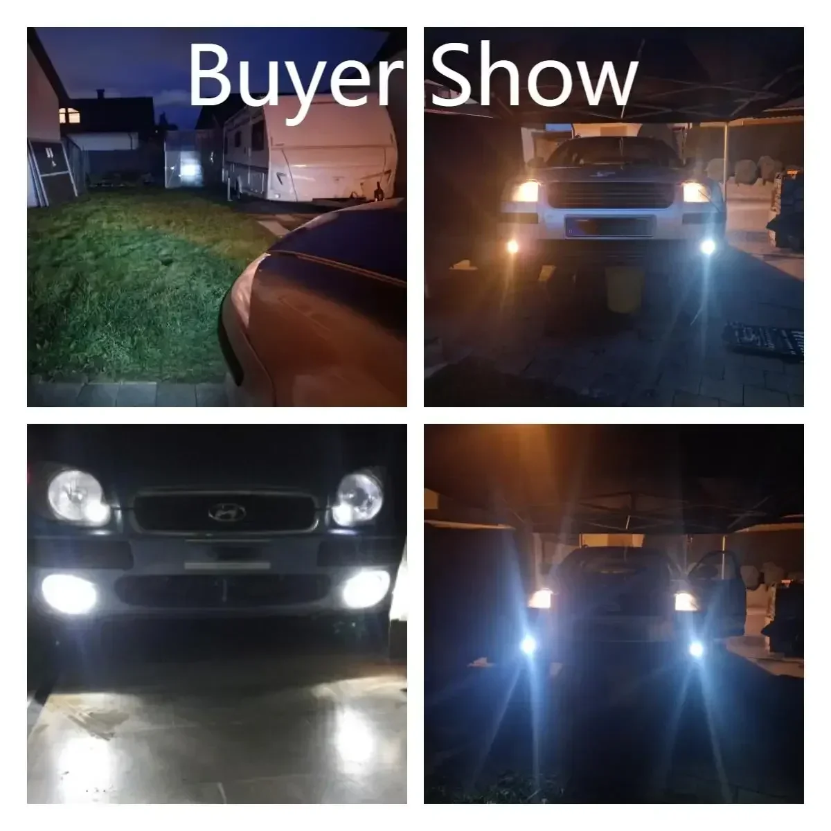 2Pcs 100W H3 LED Fog Light Bulbs 6000K 800LM Super White Daytime Running Lights 12V Led Bulb Fog Driving Lights Led Car Lights Led Lights Led Bulbs