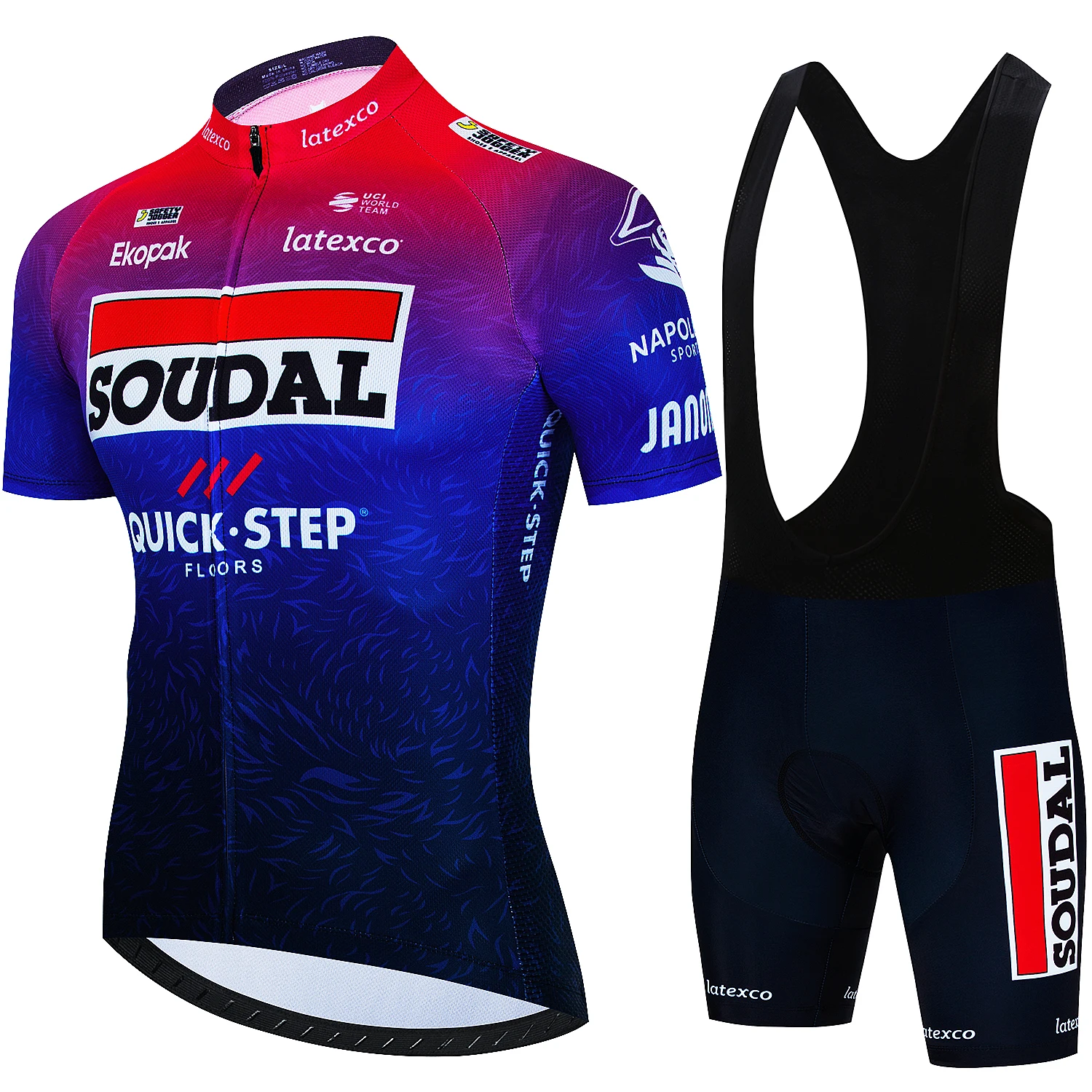 Soudal Abbigliamento Ciclismo Quick Step Soudal Quick Step Set Blue