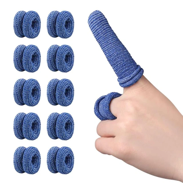 Couverture de bandage de doigt réutilisable à haute élasticité, protège- doigts, couvertures respirantes, absorbant la sueur, pointe du pouce, 10  pièces - AliExpress