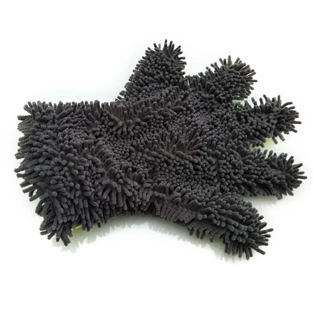 Car Washing Full-Finger Soft Gloves Cleaning Brush for Car Motorcycle Motorbike Washing Drying Towels Car Accessories 6