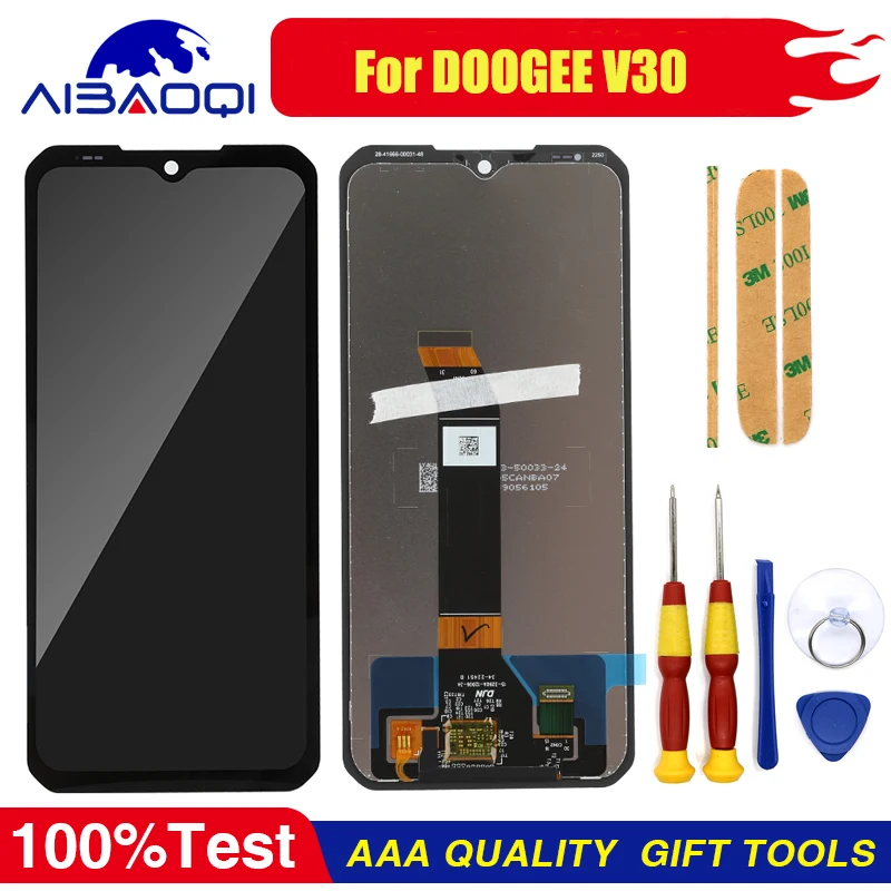 ARSSLY LCD Display per DOOGEE V30, Schermo per DOOGEE V30 Touchscreen Digitazer Assembly Sostituzione con Strumenti