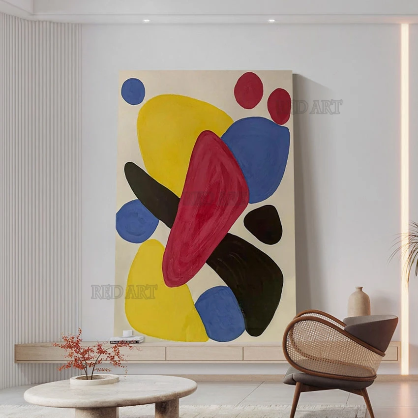 

100% Hand Painted Colorful Acrylic Painting, Modern Large Size Murals Canvas Wall Poster Picture, Artwork For Hotel Decoration