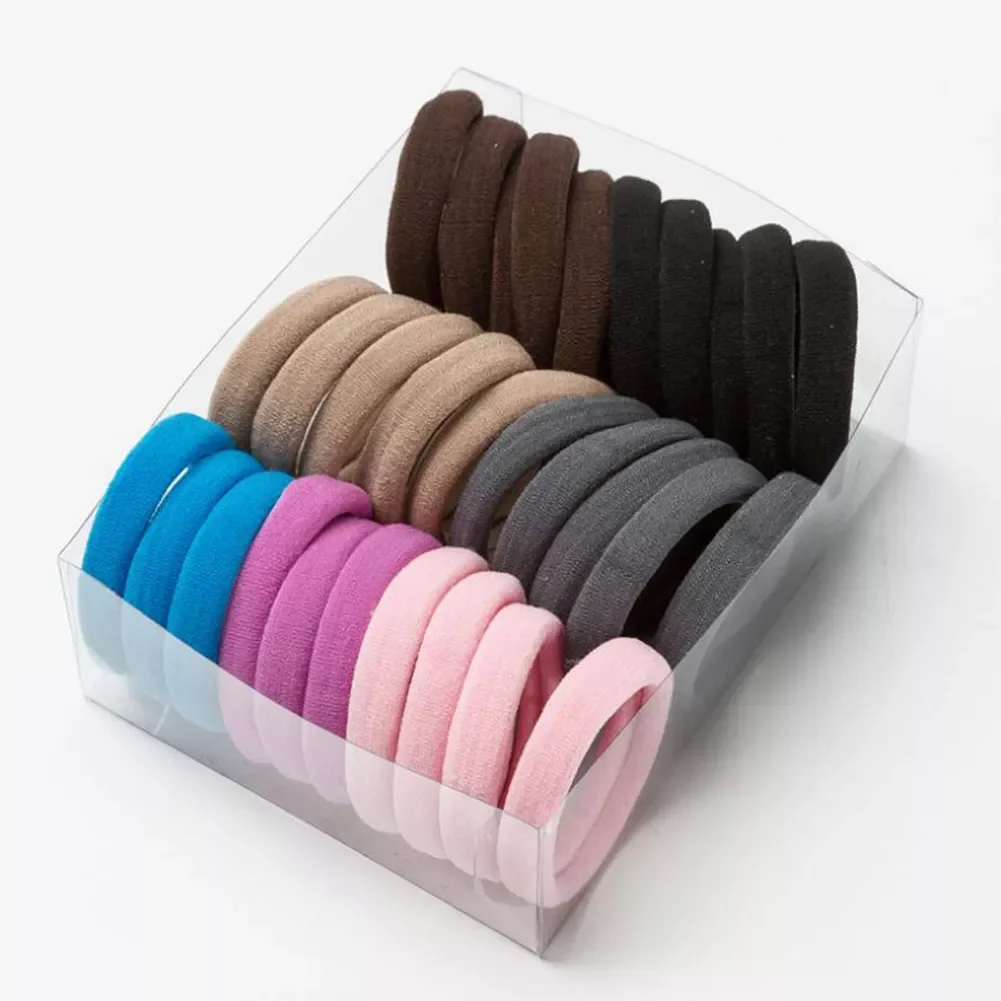 

Girls Elastic Hair Accessories For Kids Black White Rubber Band Ponytail Holder Gum For Hair Ties Scrunchies Hairband