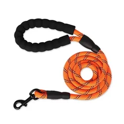 Reflective Strong Dog Leash - 1cm 2M (Orange)