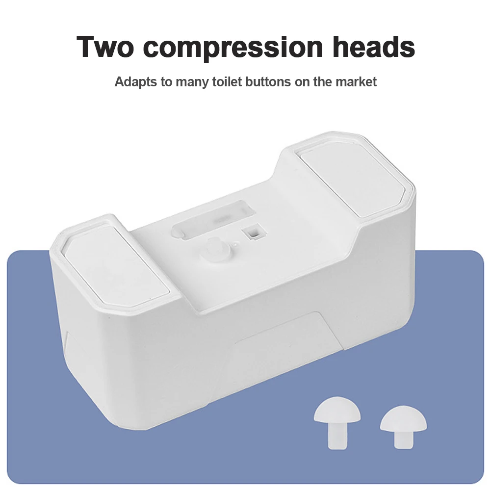Non-Contact Automatic Toilets Flush Sensor IPX5 Waterproof Intelligent Toilets Flush Button Splash-proof for Home Hotel Bathroom