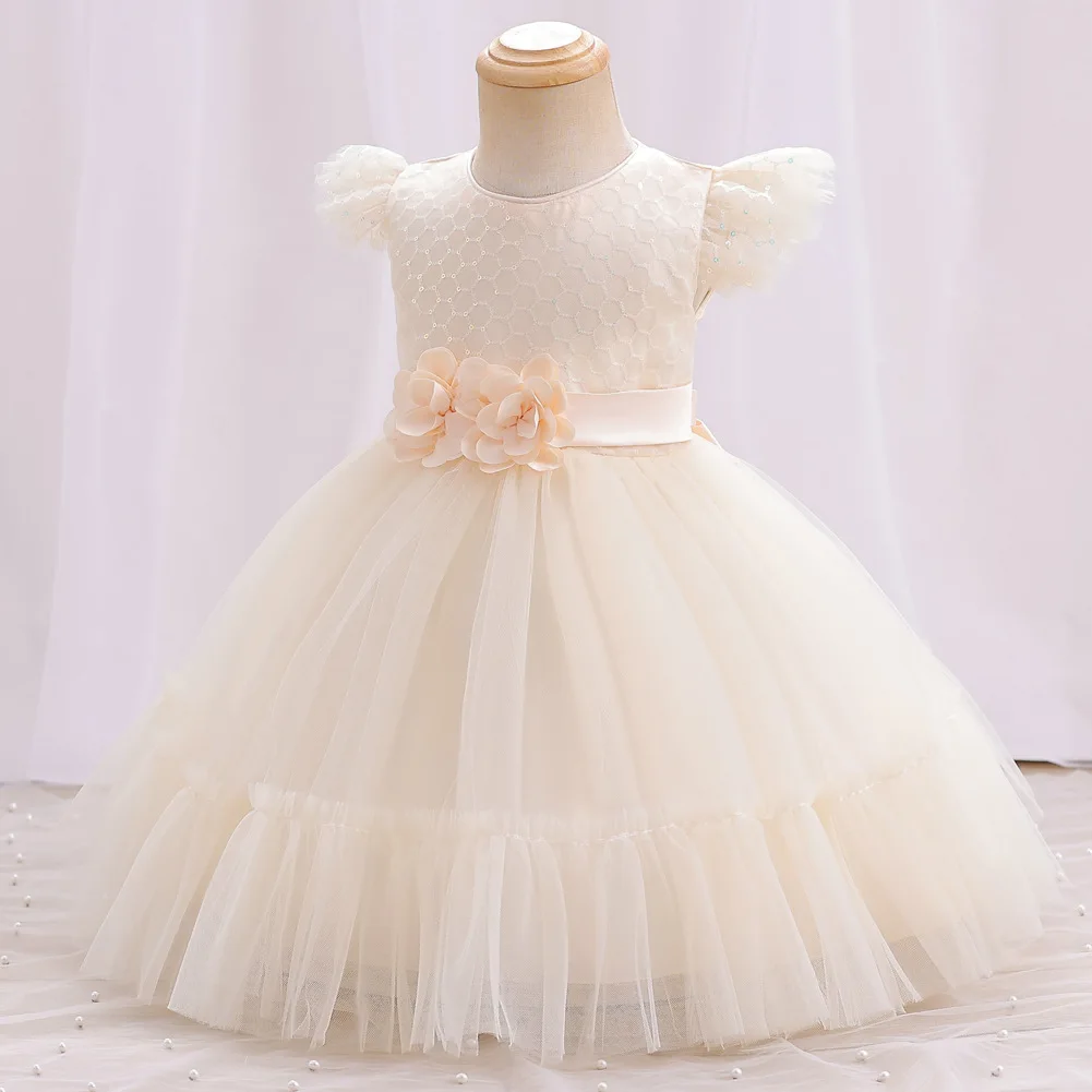 Buffalo Little Girls Wedding Dress – Mia Bambina Boutique