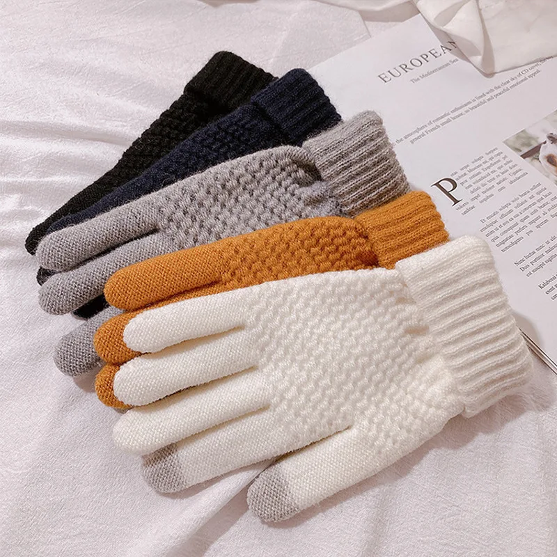 Winter Warme Beanie Hüte Frauen Männer Winter Winddichte Gläser Gestrickte Ski Maske Kappe Outdoor Gehörschutz Sport Kalte Hut & Handschuhe – Detail 13