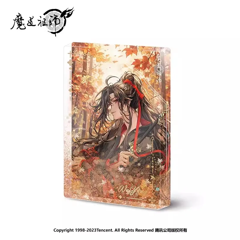 Grão-mestre do Cultivo Demoníaco Suportes Acrílicos Wei Wuxian Birthday Series Quicksand Badge Ornament 2024 - Imagem 4