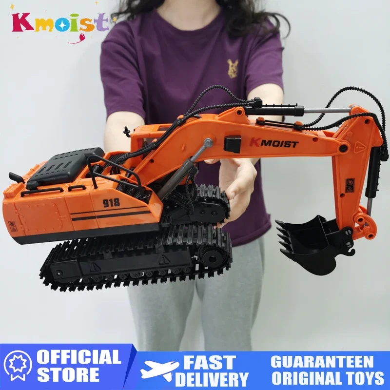1/20 RC Car 2.4G Remote Control Excavator Construction Engineering Vehicle With 680 Degree Rotation Model Toys for Boys Kid Gift 6