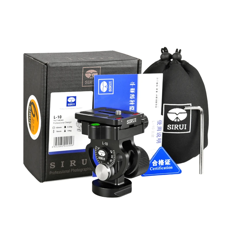 Andoer Quick Release Plate Andoer VH-10 Pan/Tilt Tripod Head - 360° Panoramic & Bird Watching Head With Quick Release Plate Andoer Tripod Head