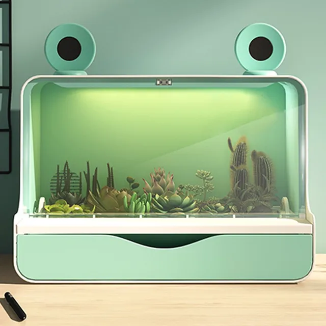 Teljes Spektrumú Virágok Zöldség Pozsgás Növények Cserepes Növekedési Lámpa Asztali Zöld