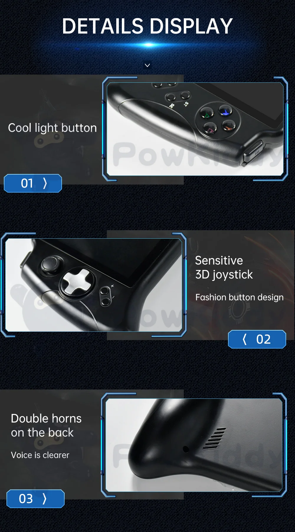 New X17 Android 7.0 Handheld Game Console 7-inch IPS Touch Screen MTK 8163 Quad Core 2G RAM 32G ROM Retro Game Players