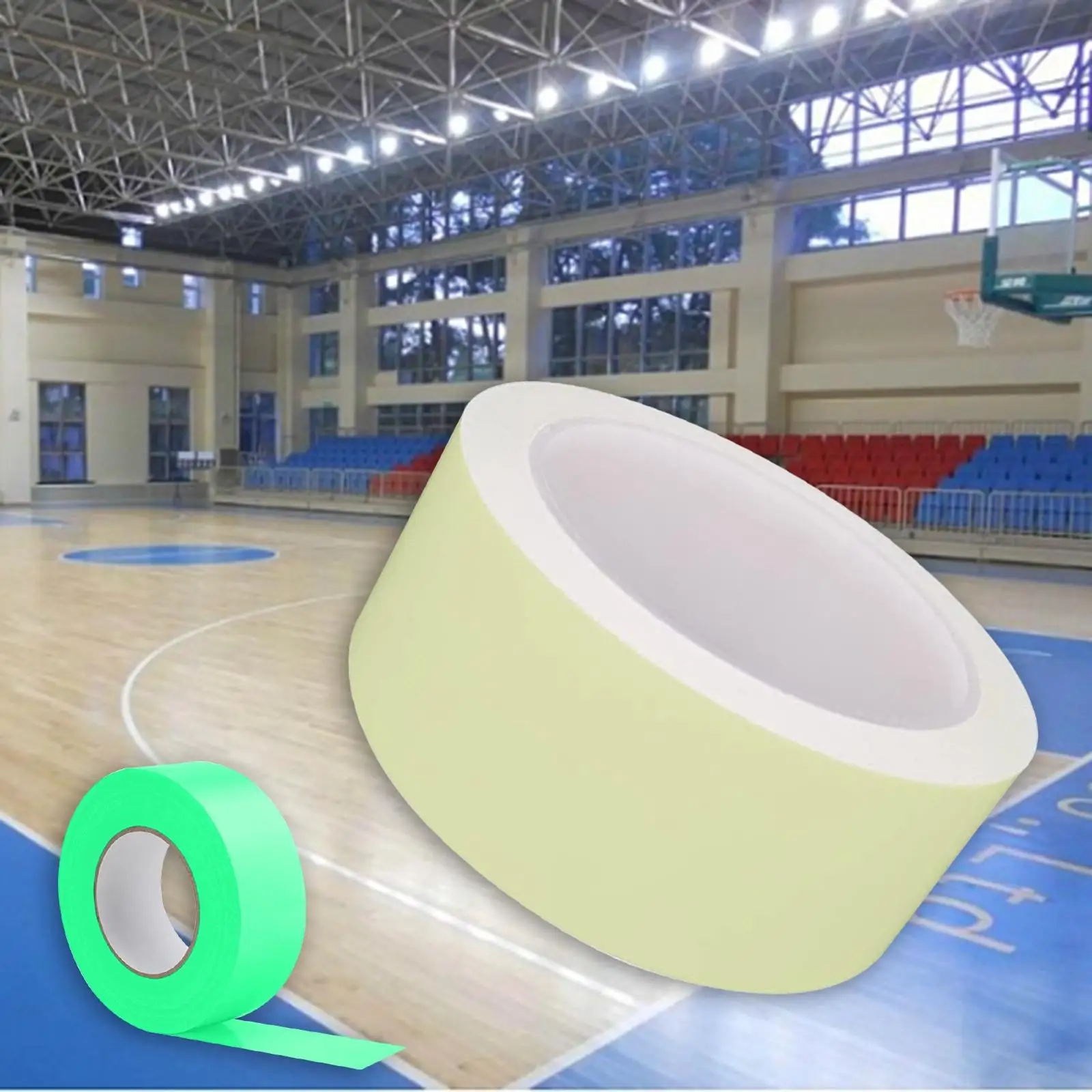 Glow in The Dark Tape Luminous Tape for DIY Home Decoration Night Decorations Pickleball Stadium Outdoor Sports Party Supplies