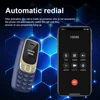 SERVO BM35 Mini Mobile Phone  2G GSM Wireless Dialer Dual SIM  Magic Voice Alarm Clock Blacklist Automatic Call Record Cellphone 2