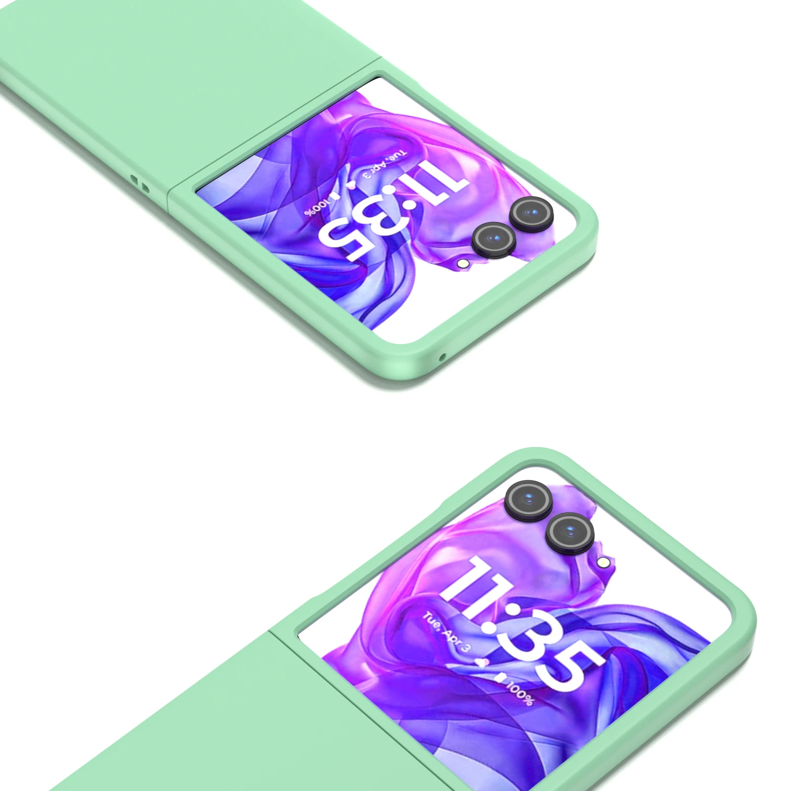 Luxurious Skin Feel Case with Hinge Protection and Anti-Scratch Lightweight Design