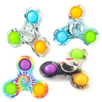 Fidget Spinner Double Sided UV Printing With Colorful Patterns Fingertip Spinners Toys For Children Adults Stress Anxiety Relief 1