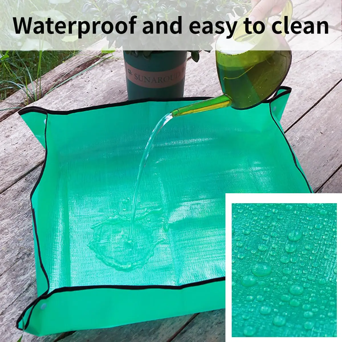Plant recovery mat, waterproof transplant mat, indoor juicy potted plant portable gardening mat