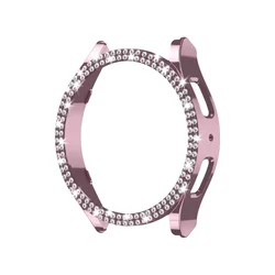 Elegant Bling Diamond Bumper Case for Smartwatches - Fashion Accessory Cover (P)