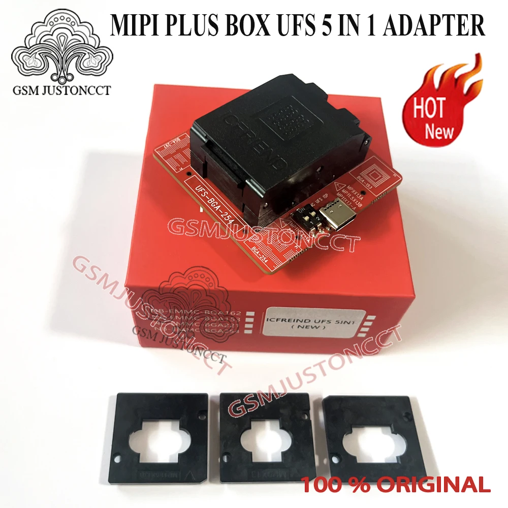 2026년 신제품 오리지널 ICFRIEND NB-UFS-5 IN1(UFS 153+254+297) 어댑터 (MIPITERST GERA2 및 미니 호스트용)