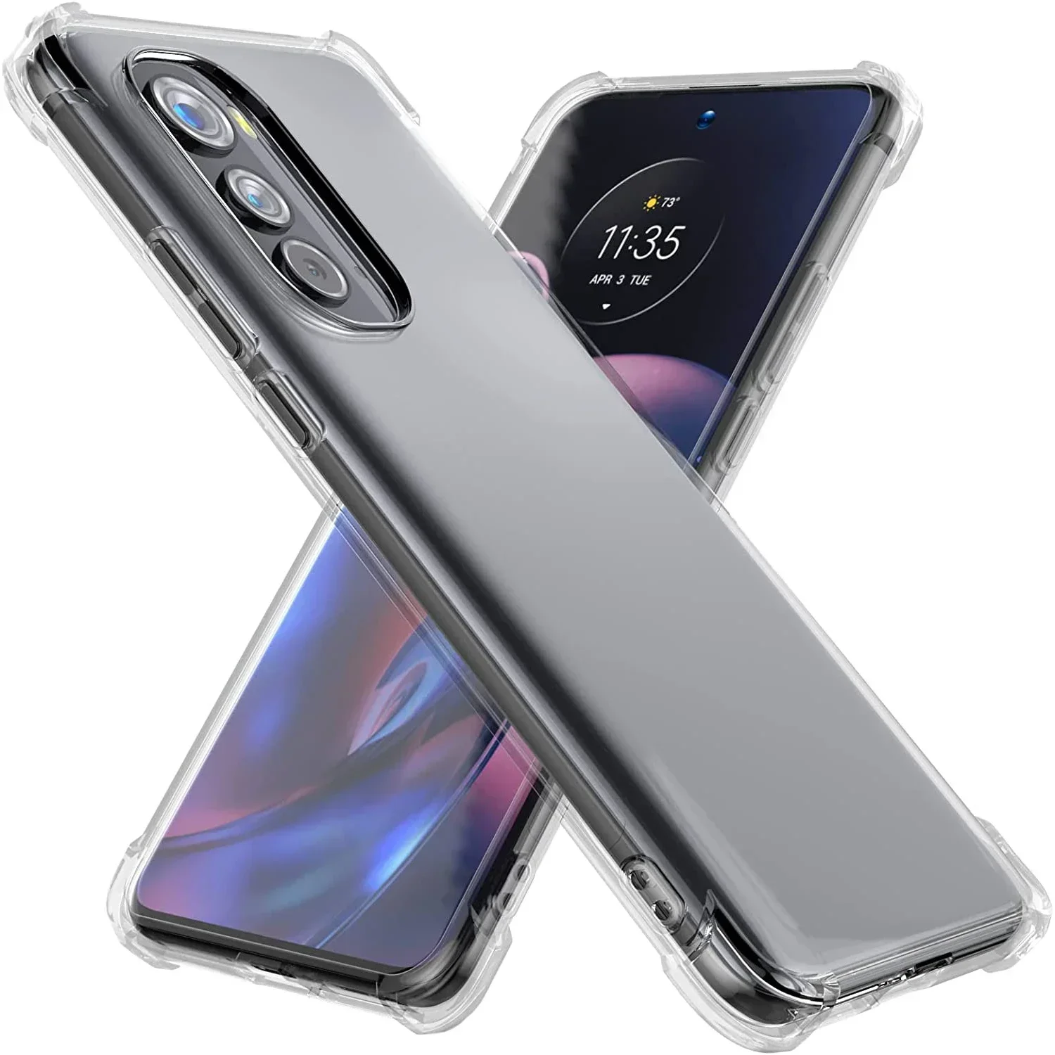 Custodia Per Moto X30 X40 Pro / Moto Edge 2022 2021 2020 Custodia Trasparente Antiurto Sottile Ultra-Sottile Morbida Custodia Antigoccia In Silicone T