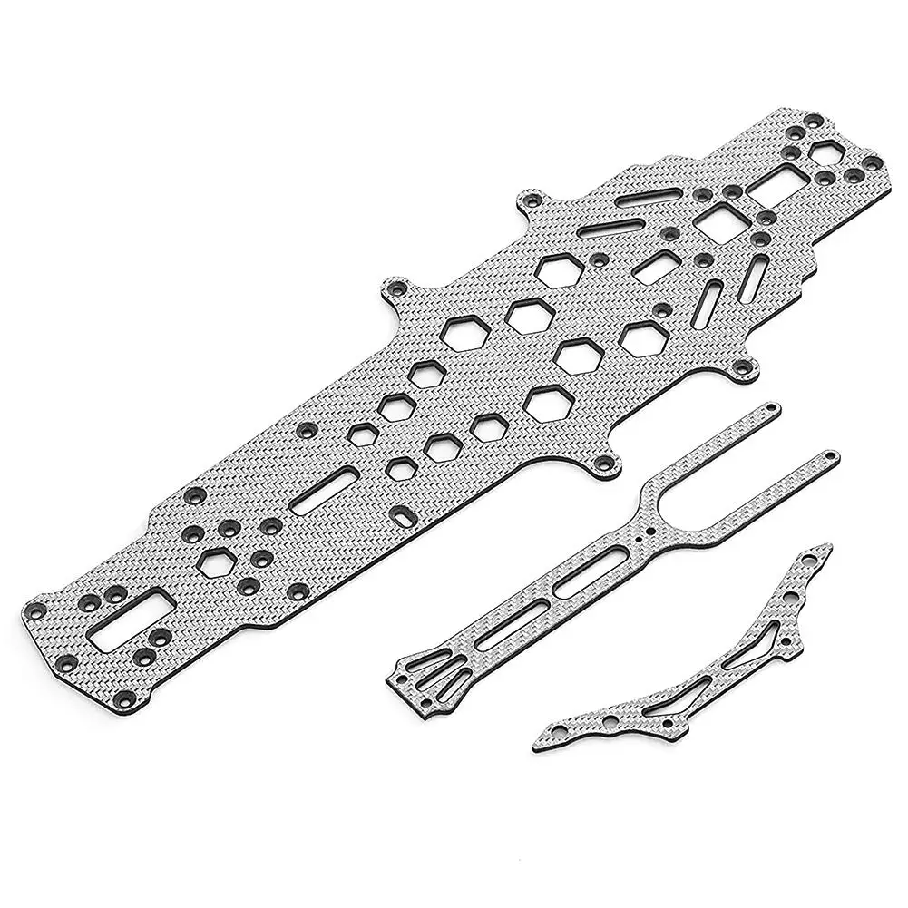 

Remote Control Car Carbon Fiber Upgrade Parts Kit Compatible For Yokomo Yd2-z 1:10 Rc Drift Car Silver Ssg Version