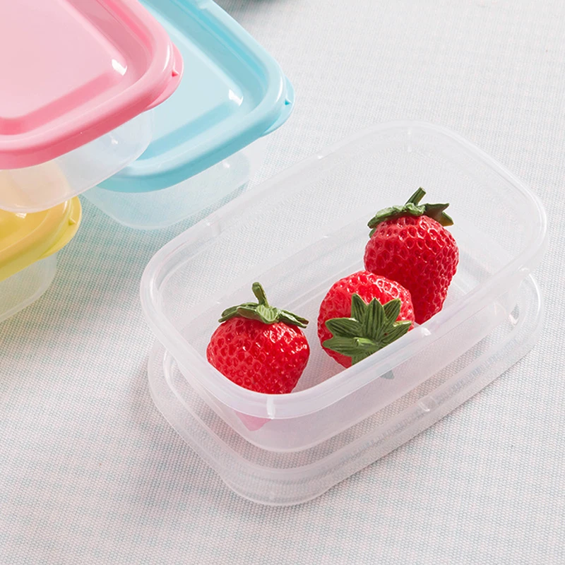 Kitchen Microwave Rectangular Lunch Box Dinnerware Children Kids School Office Portable Bento Box