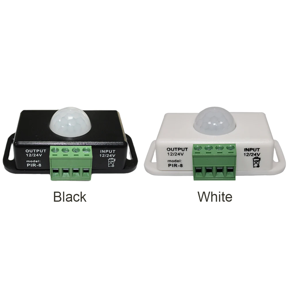 LED 스트립 전구용 신체 적외선 센서, 에너지 효율적인 모션 감지기, DC 12V, 24V